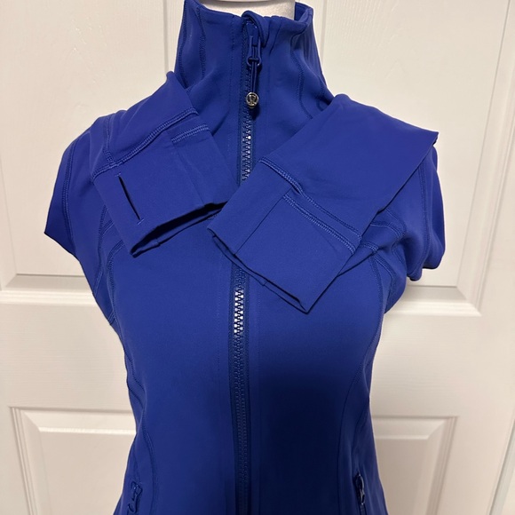 Lululemon Define Jacket in Sapphire Blue Size 10 - Picture 8 of 12